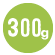 300g