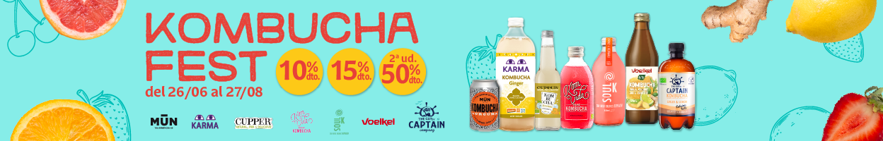 Promo kombucha fest, kombucha con descuento en marca Veritas