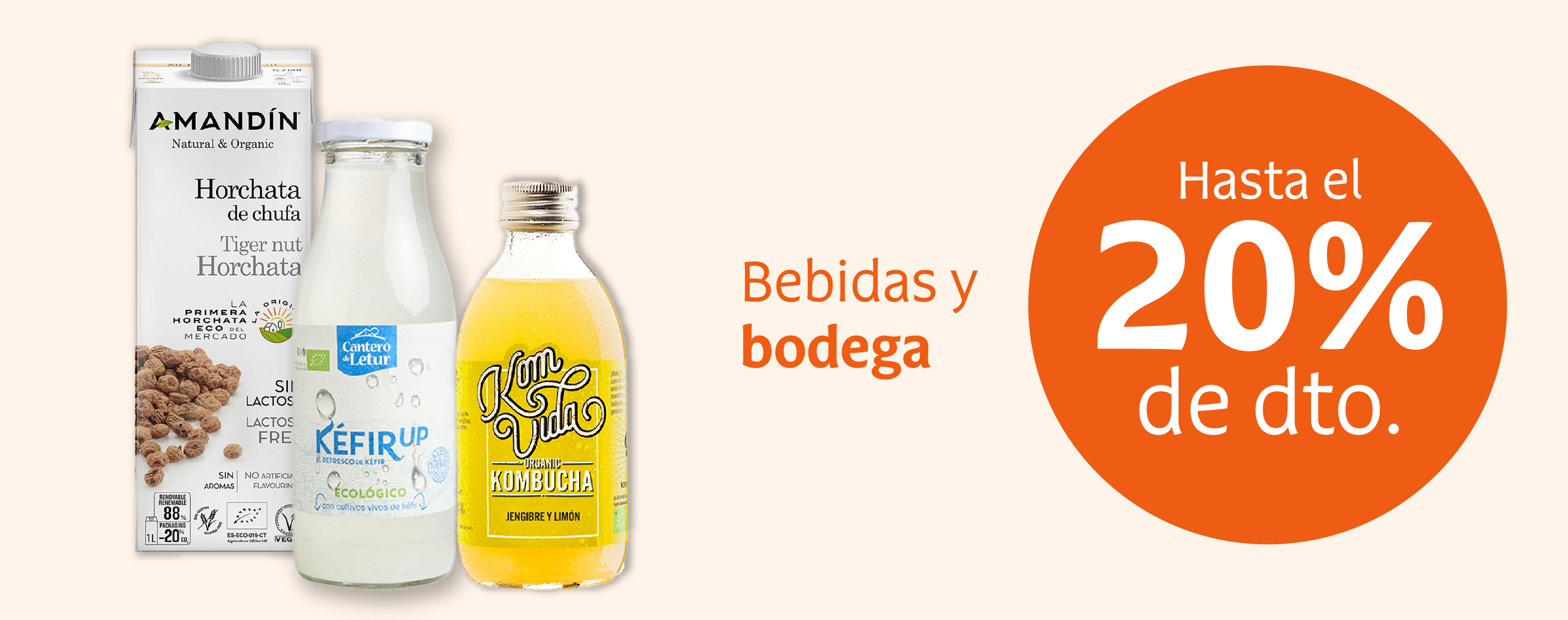 Productos de bebidas y bodega en oferta