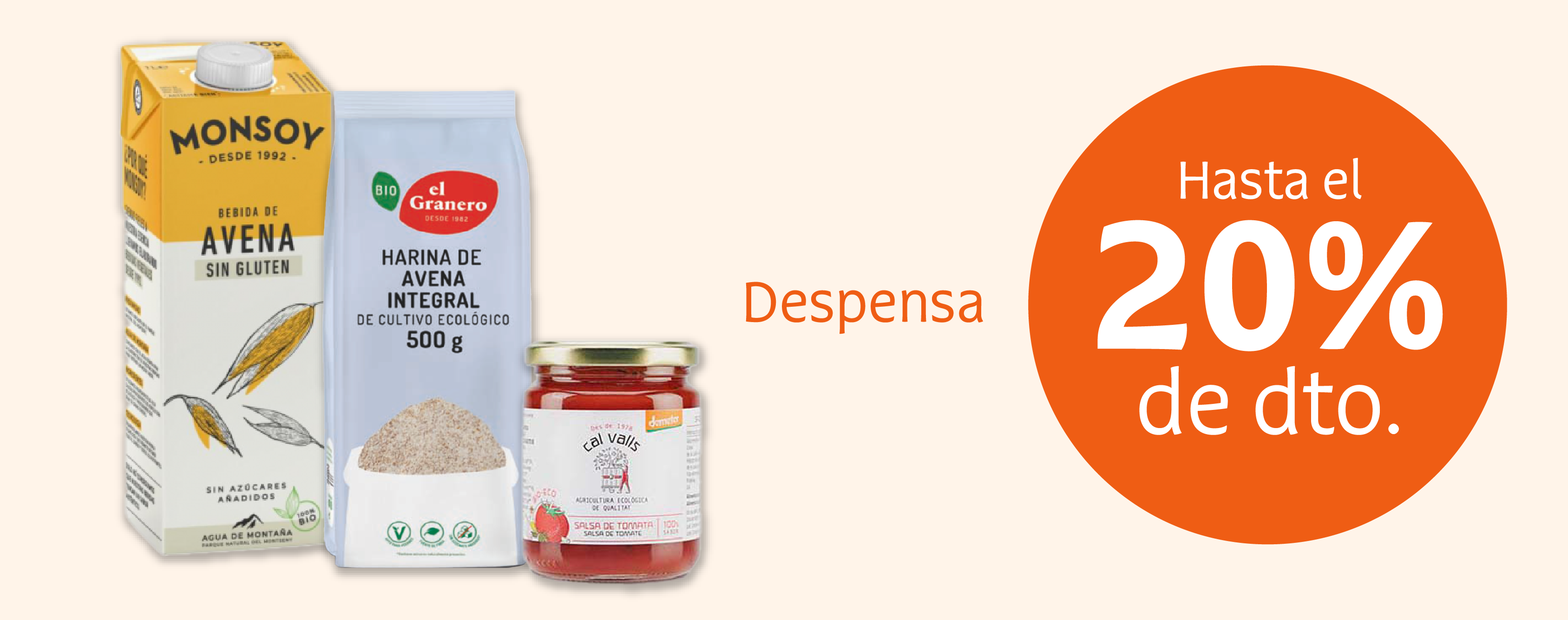 Productos de despensa en oferta