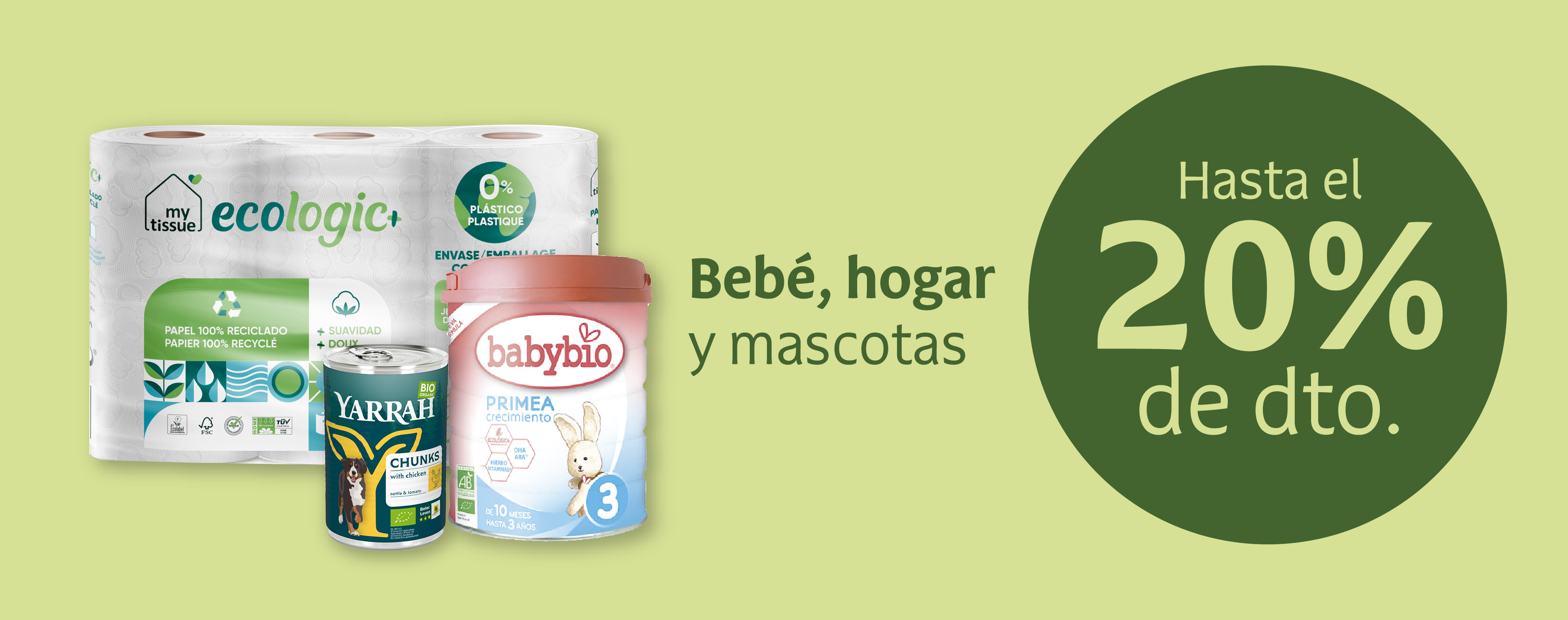 Productos de bebé, hogar y mascotas en oferta