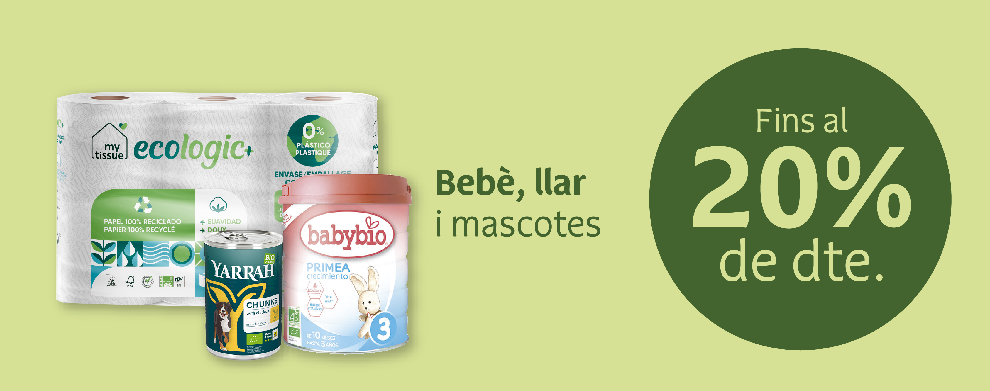 Productos de bebé, hogar y mascotas en oferta