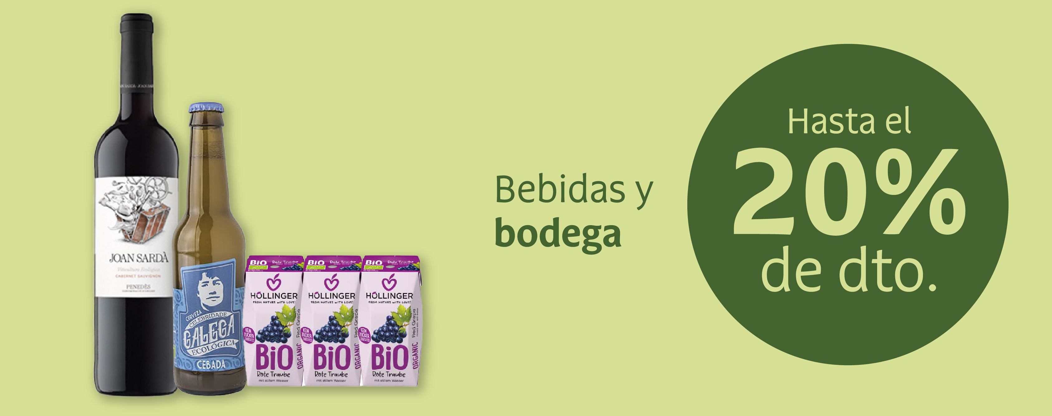 Productos de bebidas y bodega en oferta