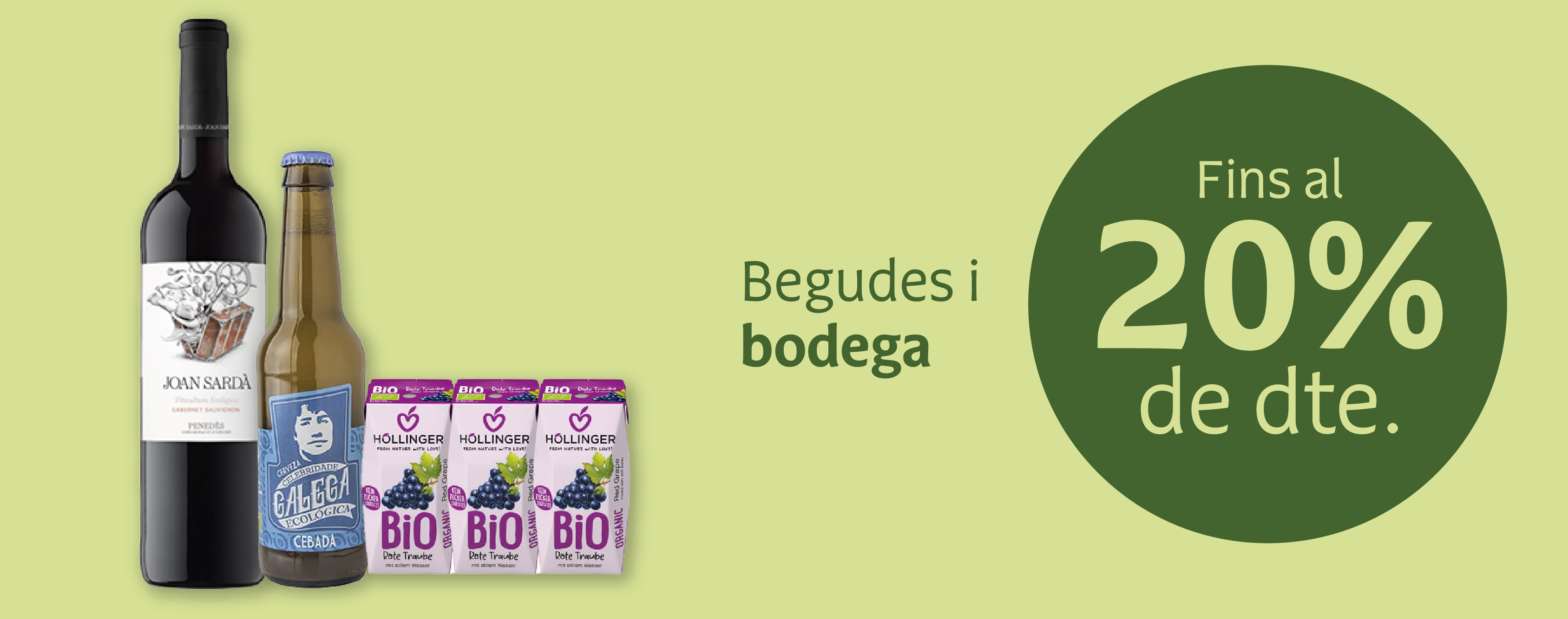 Productos de bebidas y bodega en oferta