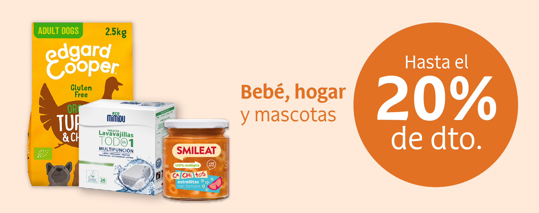 Productos de bebé, hogar y mascotas en oferta