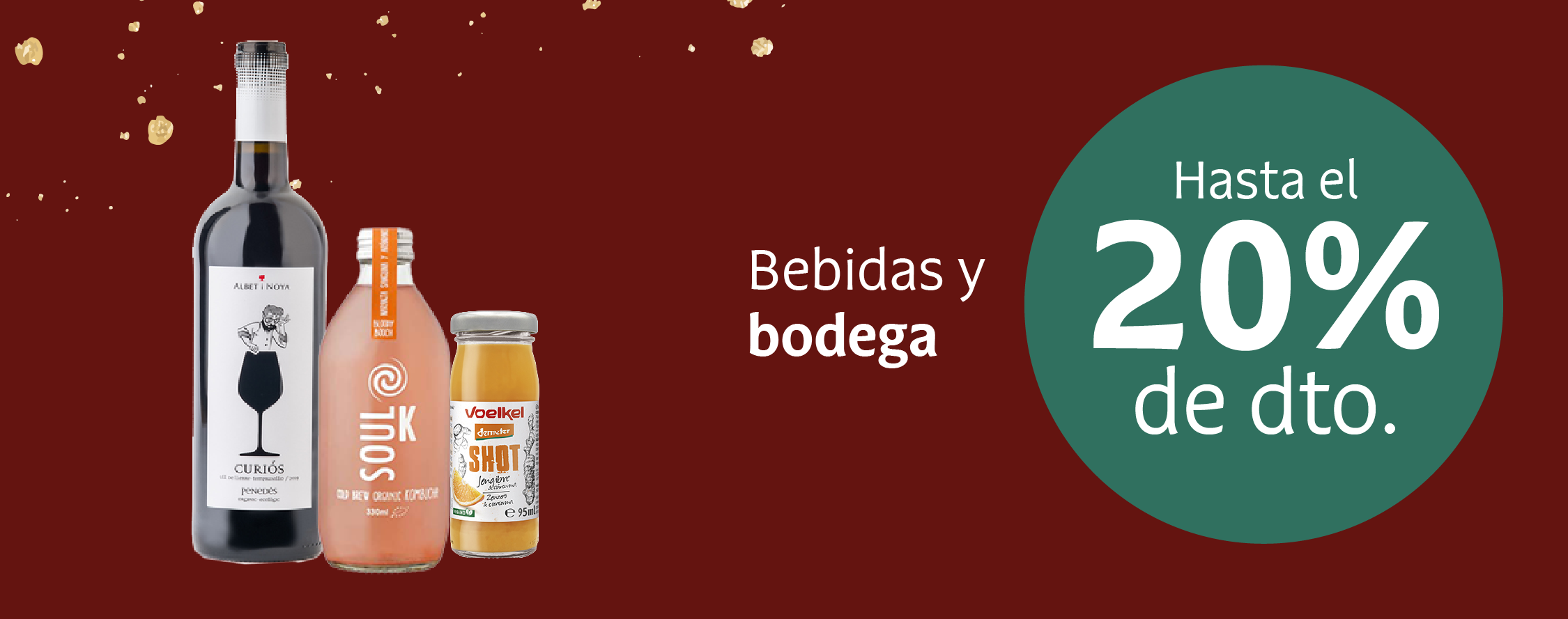 Productos de bebidas y bodega en oferta