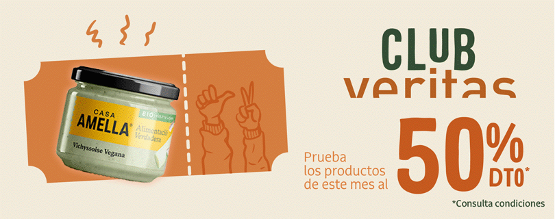 Imagen cupones del club Veritas primera unidad al 50%