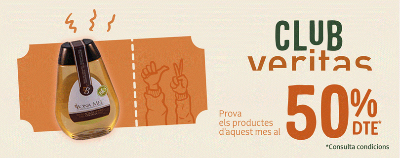 Imagen cupones del club Veritas primera unidad al 50%