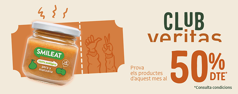 Imagen cupones del club Veritas primera unidad al 50%