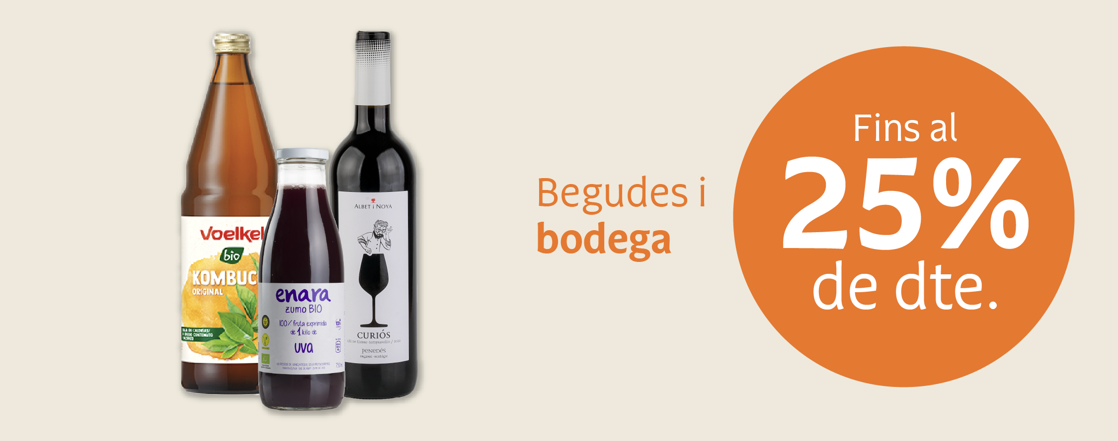 Productos de bebidas y bodega en oferta