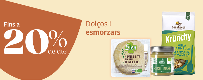 Productos dulces y de desayuno en oferta