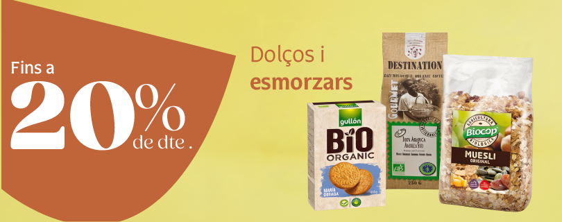 Productos dulces y de desayuno en oferta