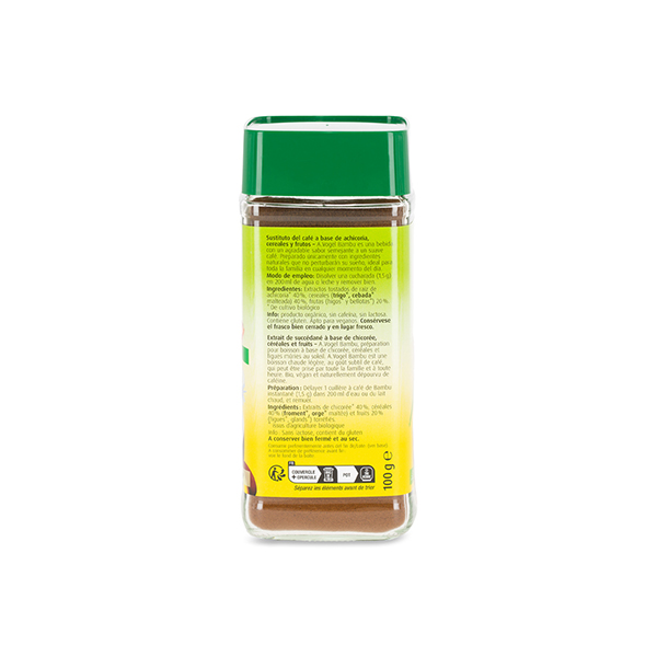 Bambú de Xicoria, Cereals i Figues 100g ECO