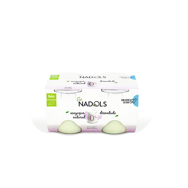 Yogurt natural desnatado 2x125g
