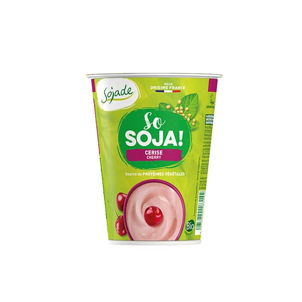Postre de soja con cereza 400g