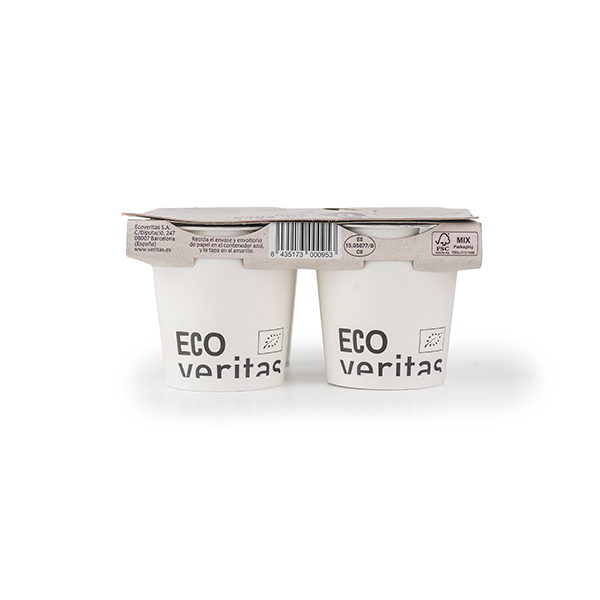Iogurt natural desnatat. 4x125g ECO