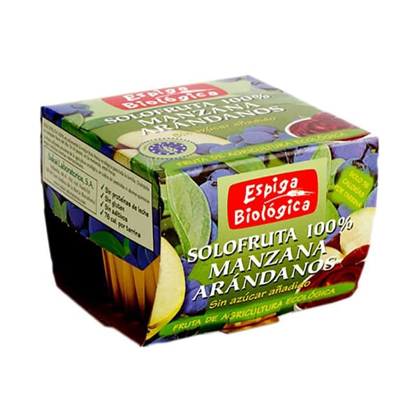 Solofruta de manzana y arándanos 2x100g