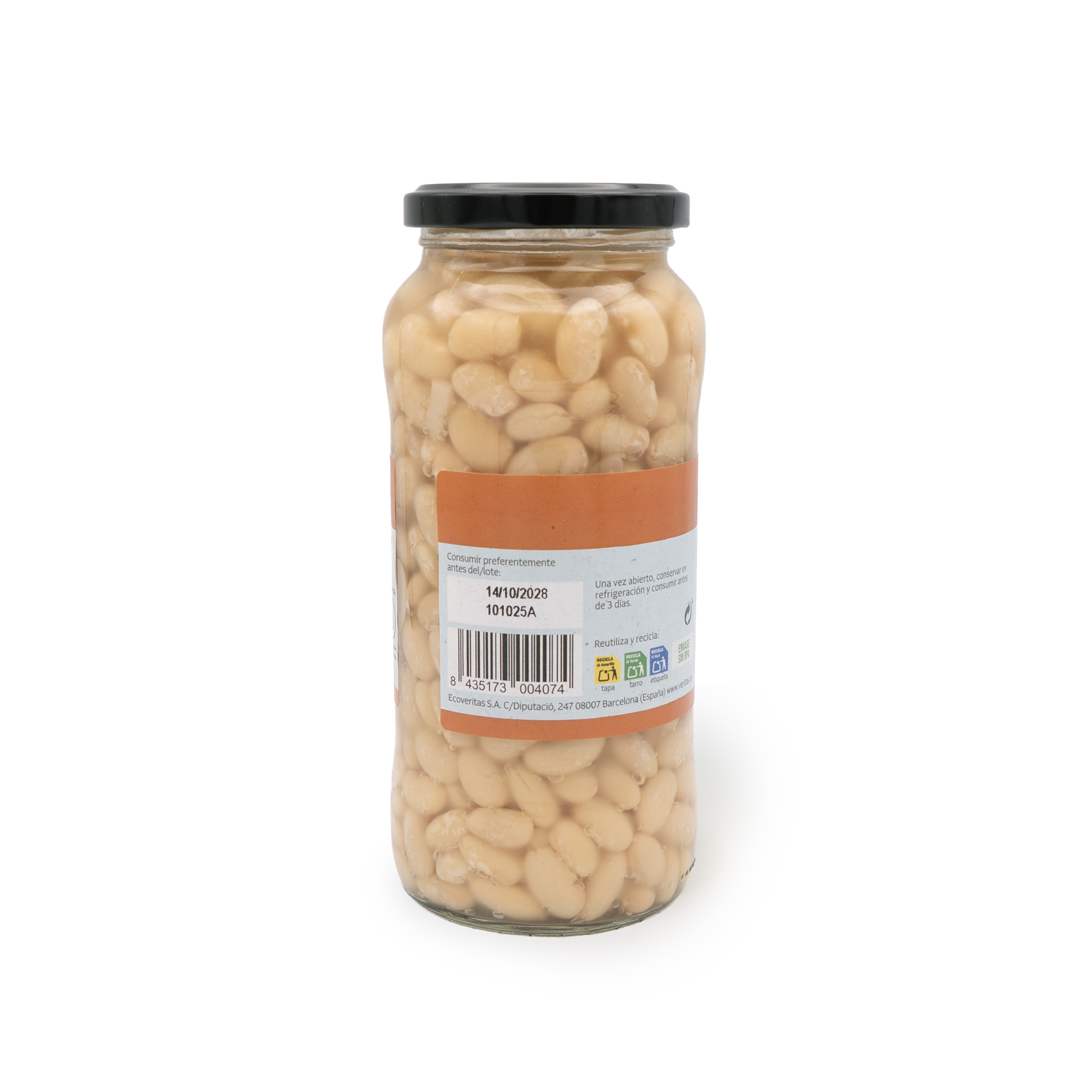 Alubias cocidas 400g ECO