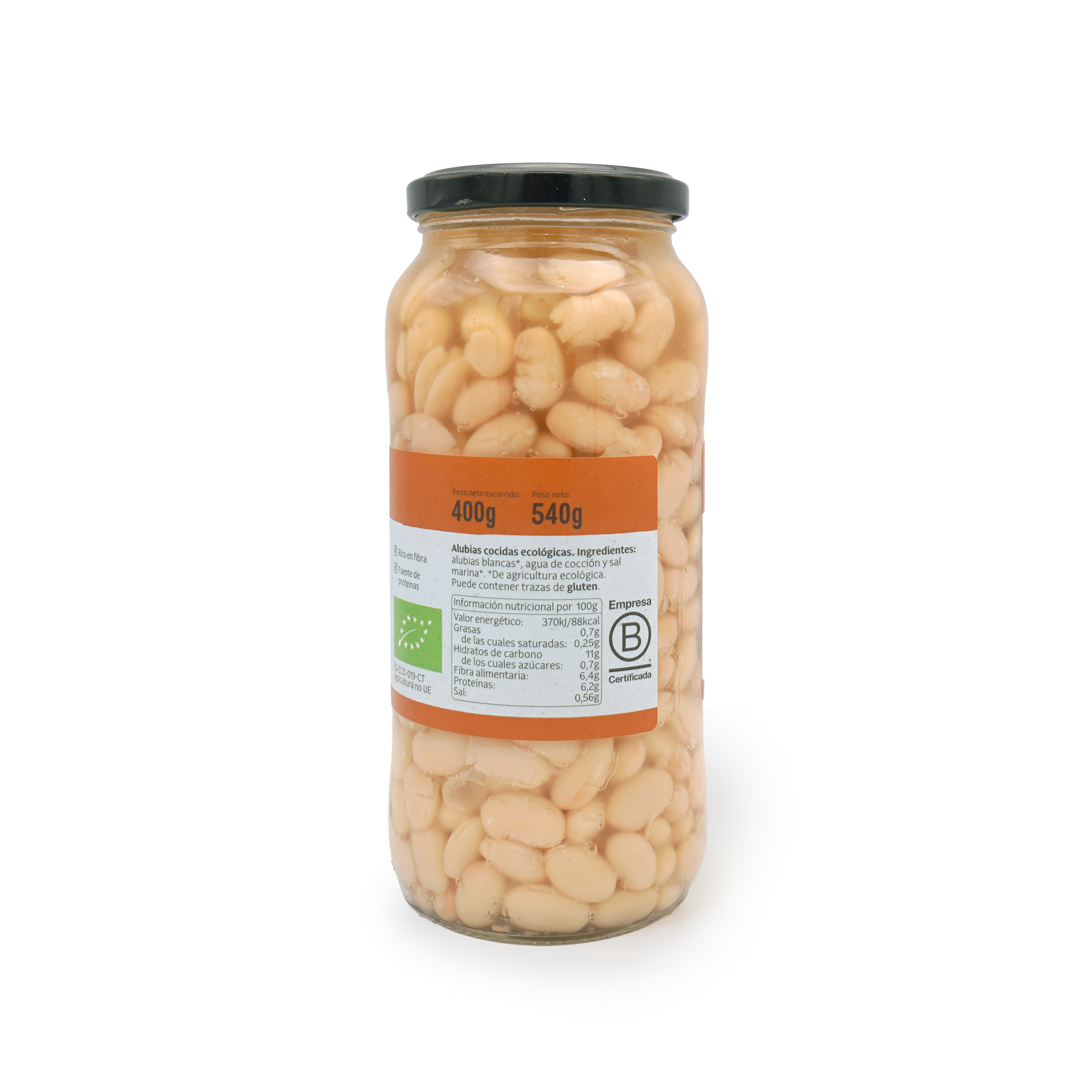 Alubias cocidas 400g ECO