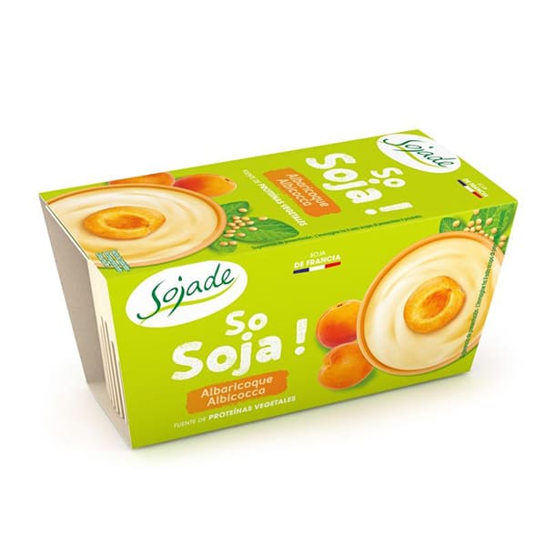 Postres de soja amb albercoc 2x100g ECO