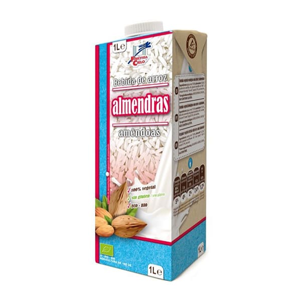 Bebida de arroz con almendras 1l