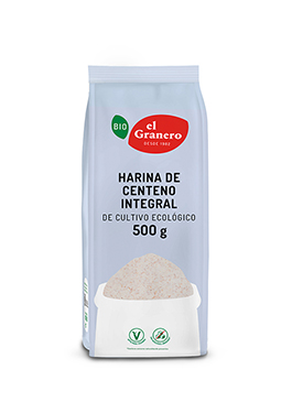 Harina integal de centeno ECO
