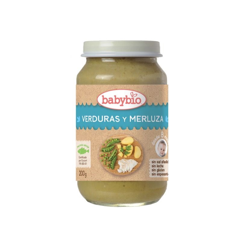 Puré de verduras y merluza 200g