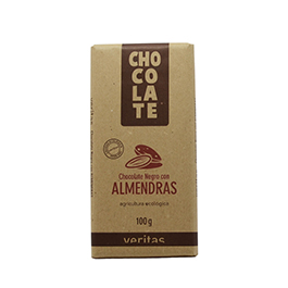 Chocolate de almendras 100g ECO