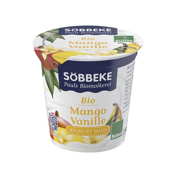 Yogur de mango y vainilla 150g
