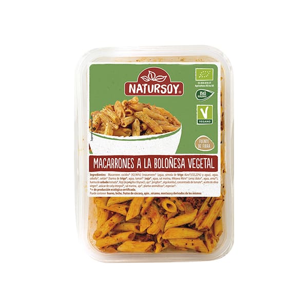 Macarrones con seitán 300g