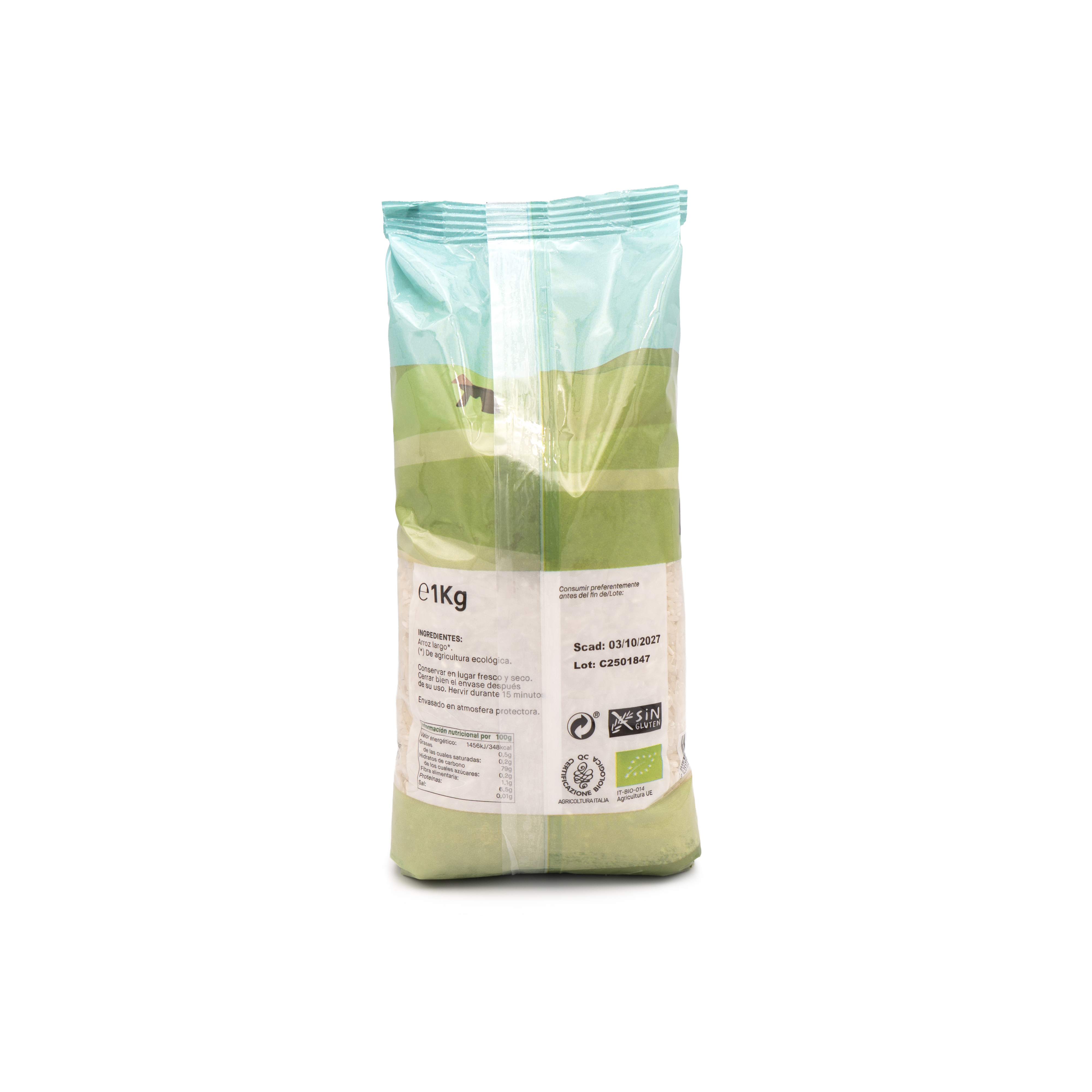 Arroz largo blanco 1kg ECO