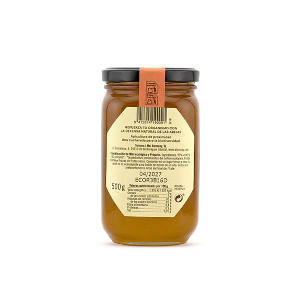 Miel con propóleo 500g ECO