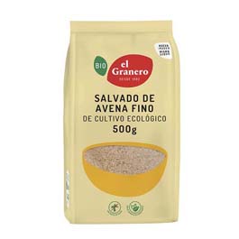 Salvado fino de avena 500g ECO