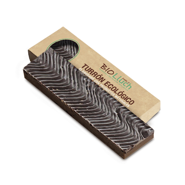 Turrón praliné negro 200g ECO