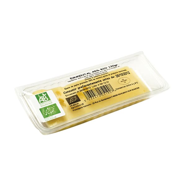 Queso emmental en lonchas 120g