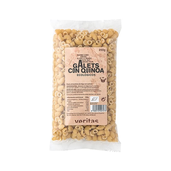 Galets con quinoa Veritas 250gr