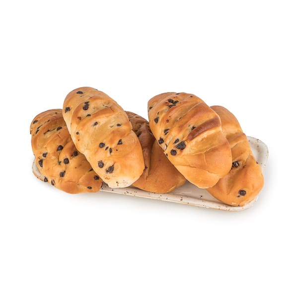 Pan de leche con chocolate 6u