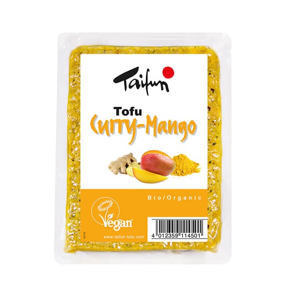 Tofu amb curry i mango 200g