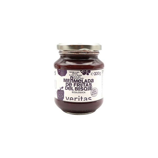 Mermelada frutos rojos con agave 330g ECO