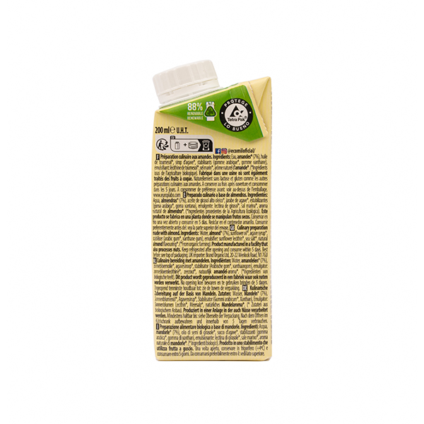 Crema ametlla per cuinar ECO