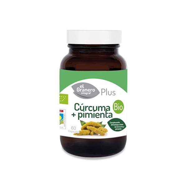 Cúrcuma y pimienta 60u ECO