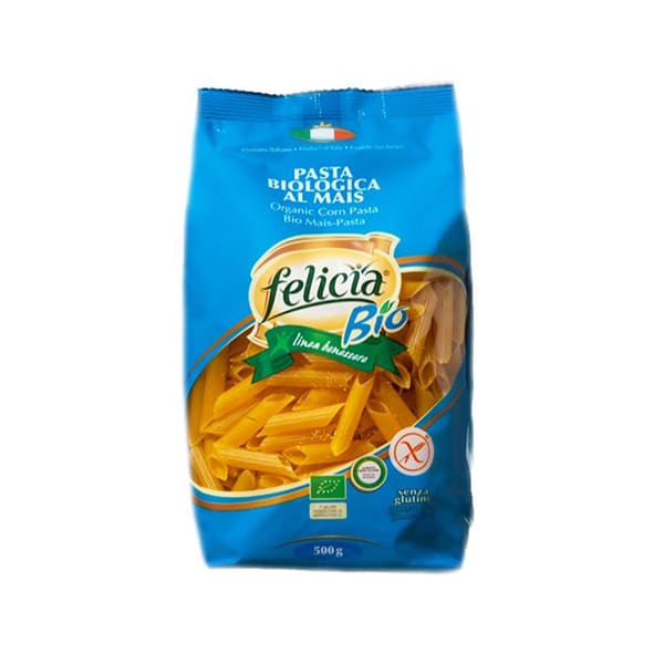 Penne de maíz y arroz sin gluten 500g