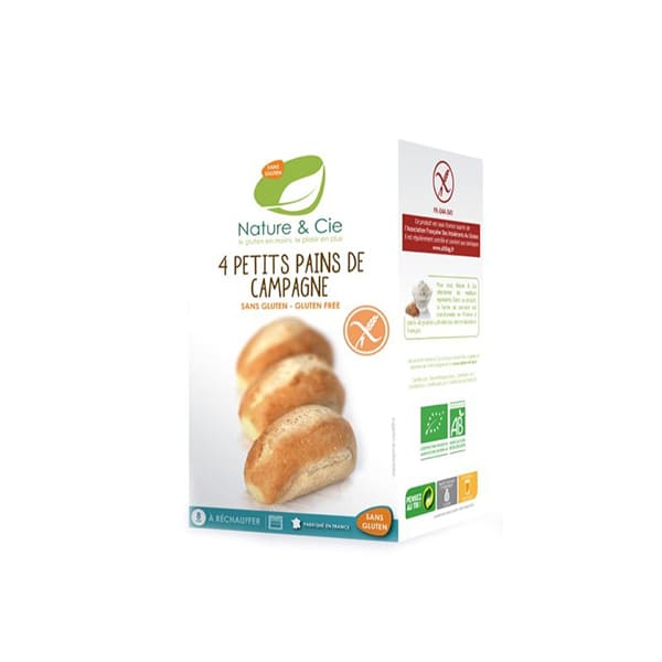 Pan rústico sin gluten 4x60g