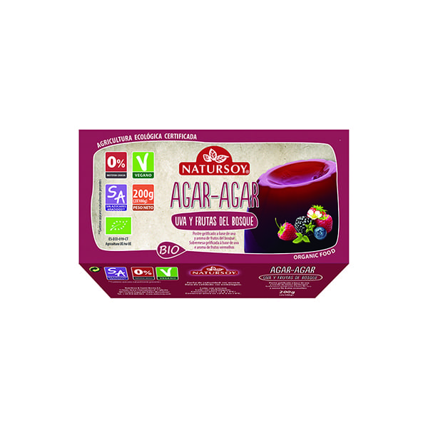 Postre AgarAgar frutas del bosque 2x100g