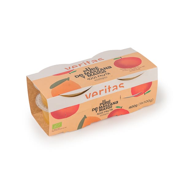 Compota manz mango 4x100g ECO