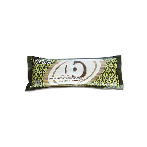 Fideos de arroz integral y wakame 250g