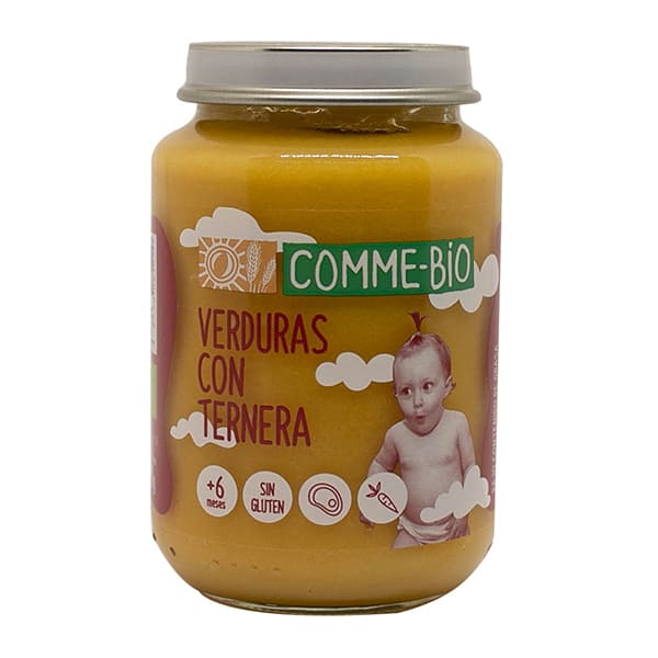 Puré de verduras y ternera 200g ECO