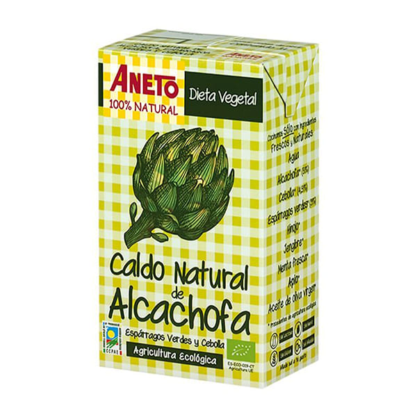 Caldo natural de alcachofa 1l