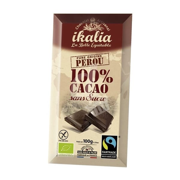 Chocolate negro 100% cacao ECO