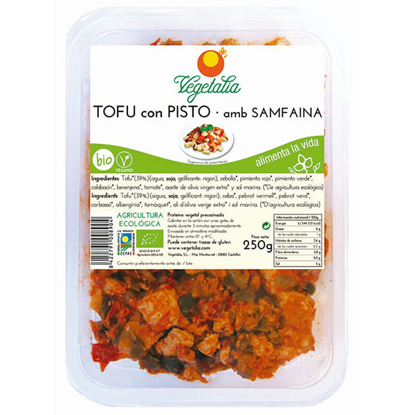 Tofu con pisto 250g